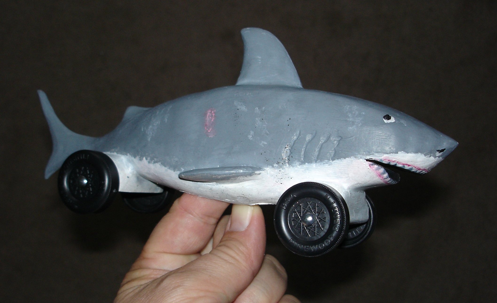 Shark Pinewood Derby Car Template